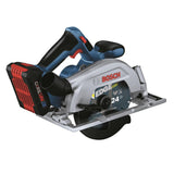 18-volt 4-Amp 6-1/2-in Brushless Cordless Circular Saw Kit (2-Batteries and Charger Included) GKS18V-22B25