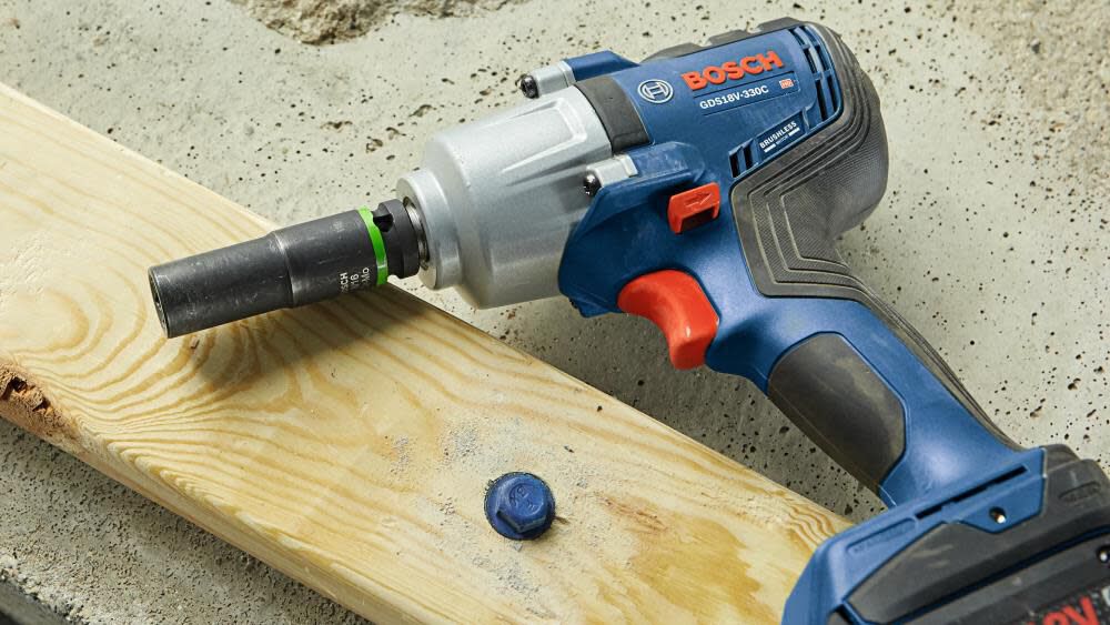 18-volt Variable Speed Brushless 1/2-in Drive Cordless Impact Wrench (Bare Tool) GDS18V-330PCN