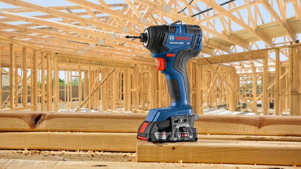 Core18V 1/4-in Brushless Cordless Impact Driver (1-Battery Included, Charger Included and Soft Bag included) GDR18V-1800B12