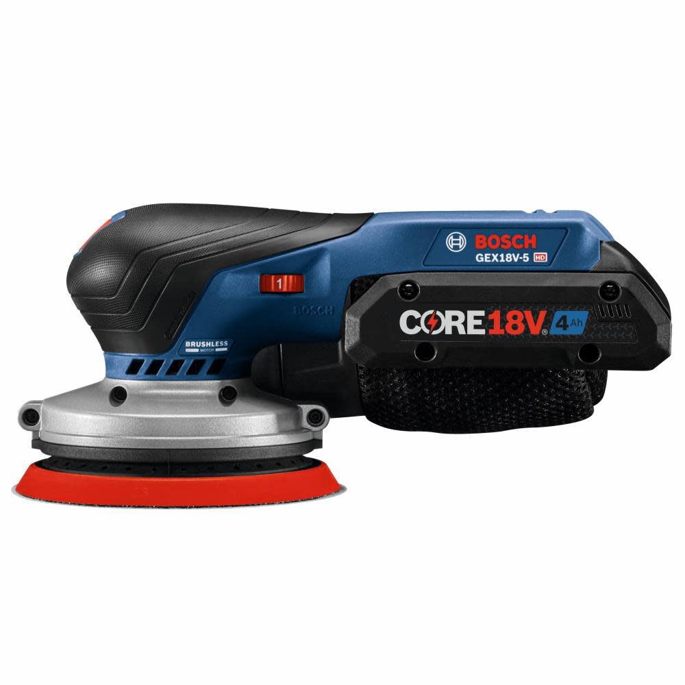 18-Volt 4-Amp Brushless Cordless Variable Speed Orbital Sander with Dust Management (Battery Included) GEX18V-5B15