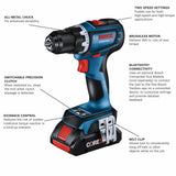 Connected-Ready 18-volt 1/2-in Keyless Brushless Cordless Drill (1-Battery Included, Charger Included and Soft Bag included) GSR18V-800CB24