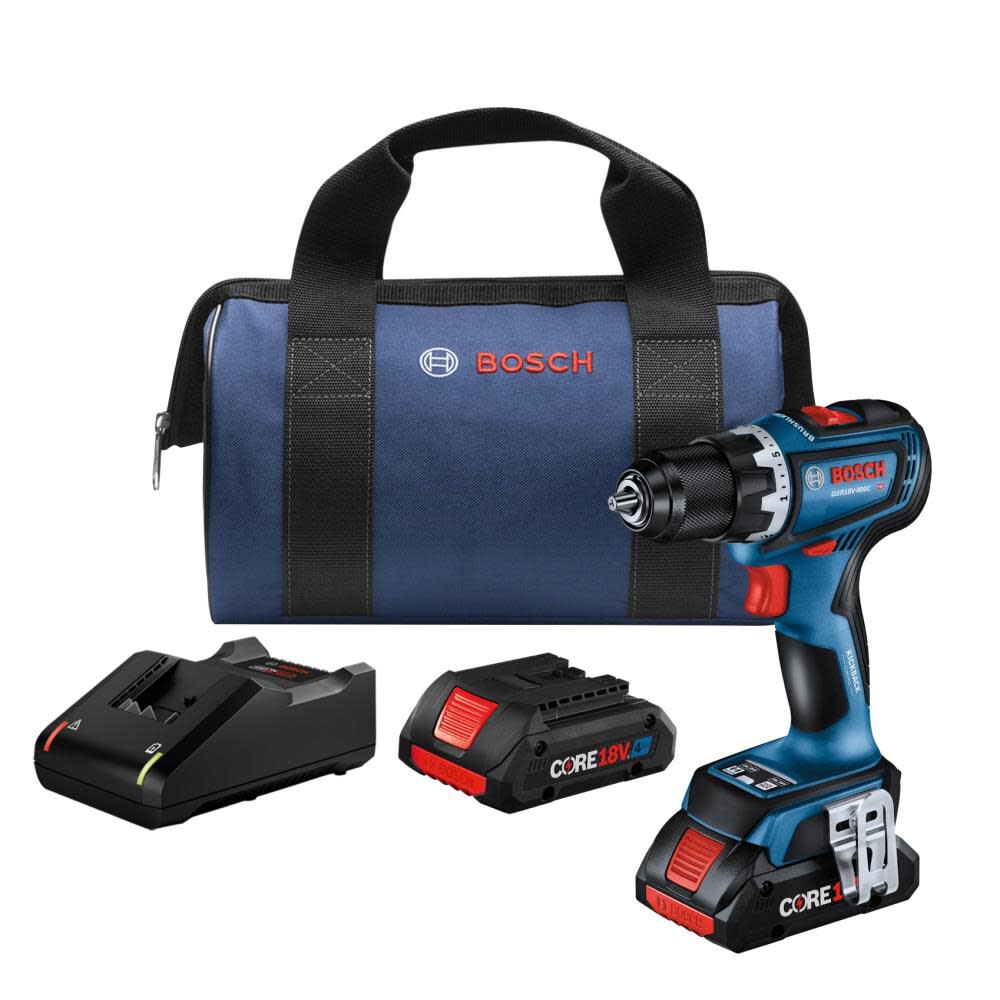 Connected-Ready 18-volt 1/2-in Keyless Brushless Cordless Drill (1-Battery Included, Charger Included and Soft Bag included) GSR18V-800CB24