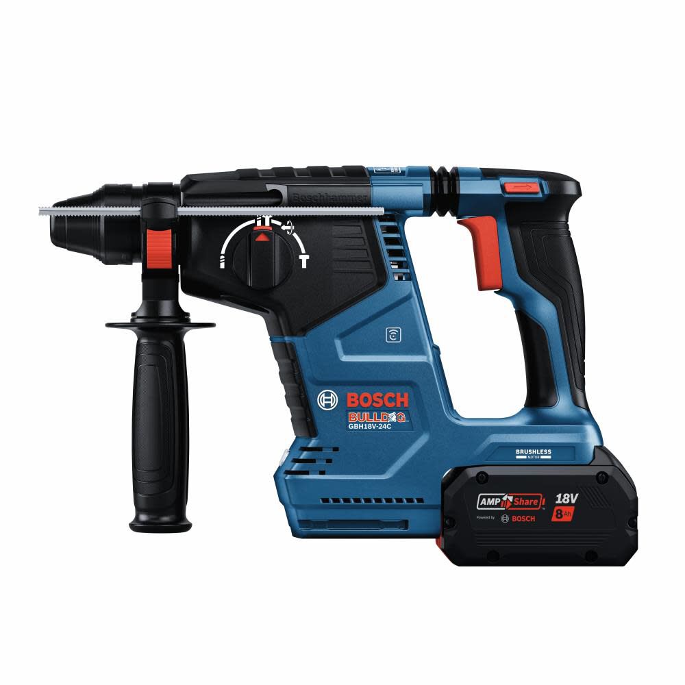 Bulldog 18-volt 8-Amp Sds-plus Variable Speed Cordless Rotary Hammer Drill (2-Batteries Included) GBH18V-24CK24