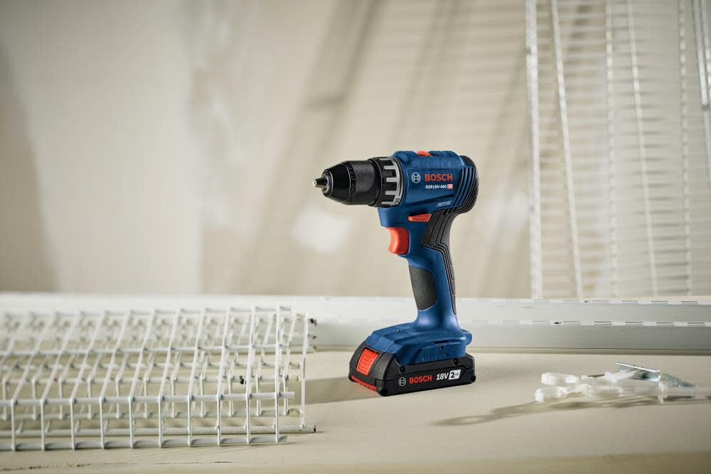 18-volt 1/2-in Keyless Brushless Cordless Drill (2-Batteries Included, Charger Included and Soft Bag included) GSR18V-400B22