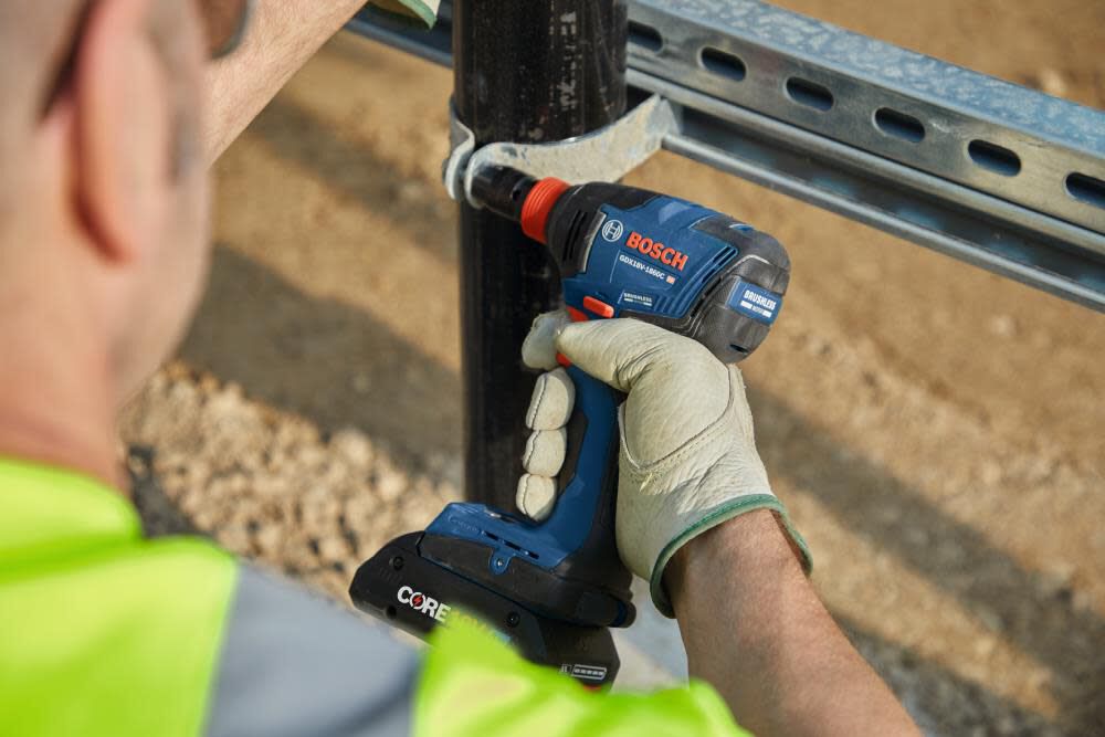 Connected Ready 18-volt 1/4-in Brushless Cordless Impact Driver (2-Batteries Included, Charger Included and Soft Bag included) GDR18V-1860CB25