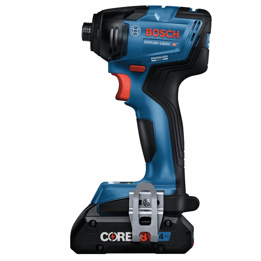 Connected Ready 18-volt 1/4-in Brushless Cordless Impact Driver (2-Batteries Included, Charger Included and Soft Bag included) GDR18V-1860CB25