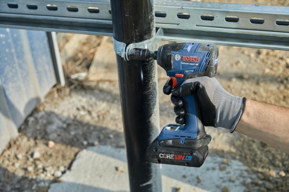 Connected Ready 18-volt 1/4-in Brushless Cordless Impact Driver (2-Batteries Included, Charger Included and Soft Bag included) GDR18V-1860CB25