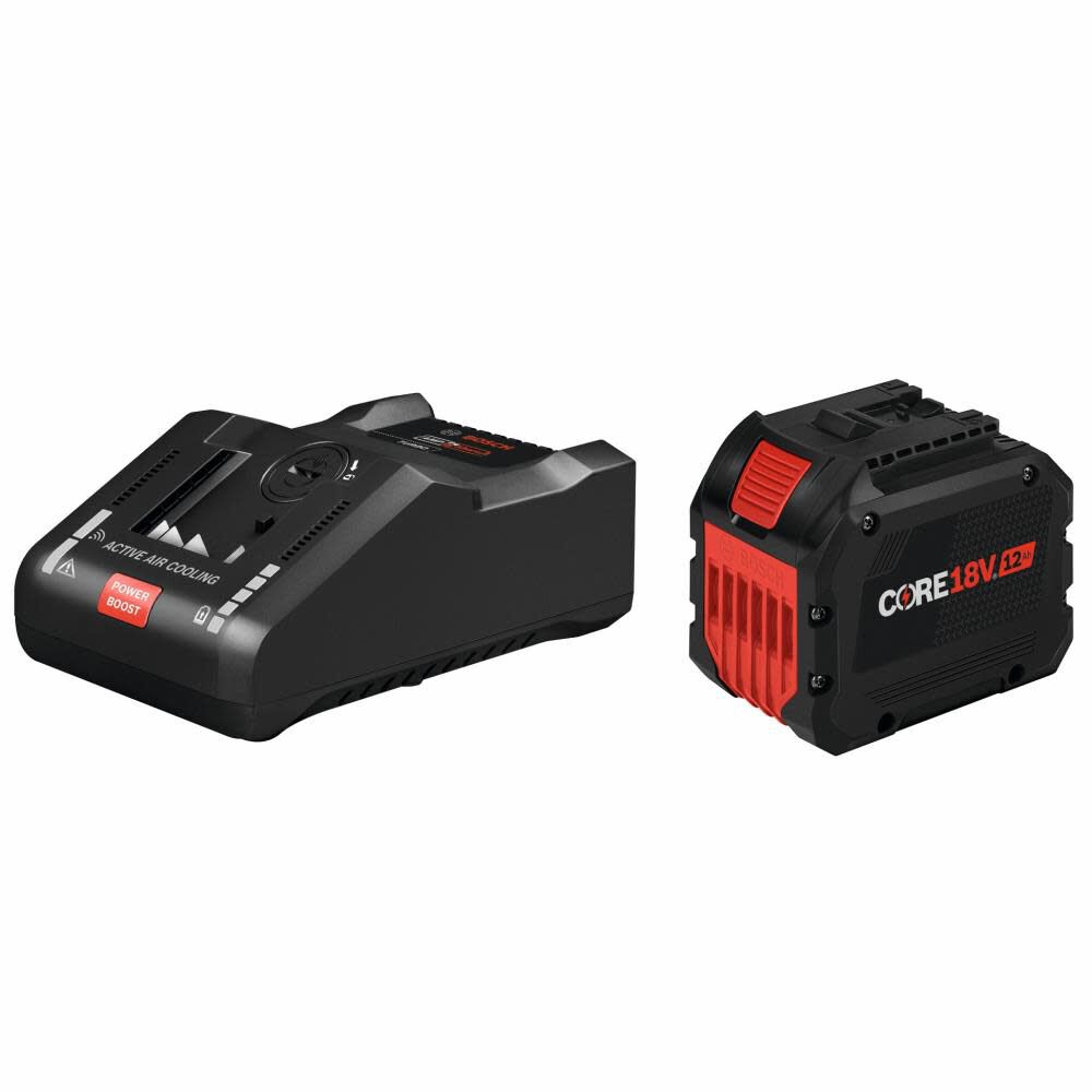 18V CORE18V PROFACTOR Endurance Battery and Charger Starter Kit with 1 CORE18V 12Ah PROFACTOR Exclusive Battery and 1 GAL18V-160C 18V Lithium-Ion Battery Turbo Charger GXS18V-17N17