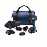 Connected-Ready 18-volt 1/2-in Keyless Brushless Right Angle Cordless Drill (2-Batteries Included, Charger Included and Soft Bag included) GSR18V-800FCB24