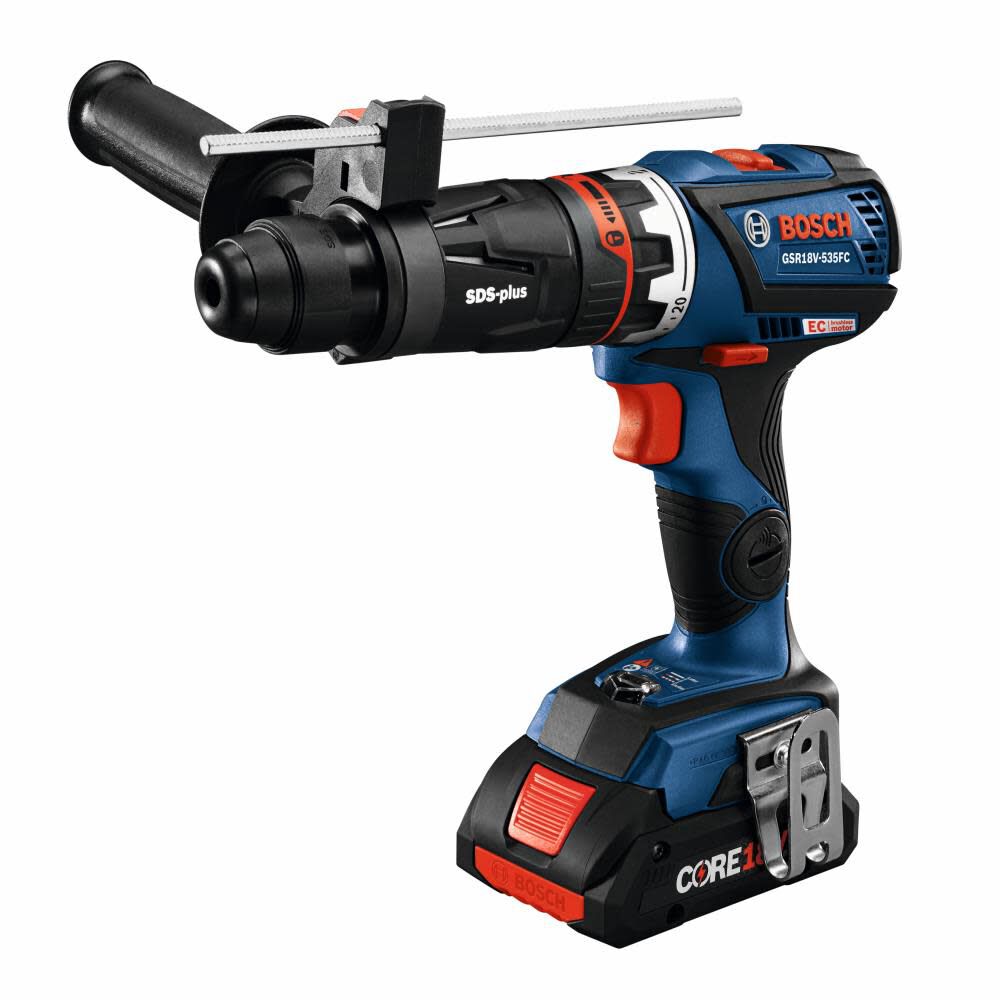 18-volt 1/2-in Keyless Brushless Right Angle Cordless Drill (1-Battery Included, Charger Included and Soft Bag included) GSR18V-535FCB15