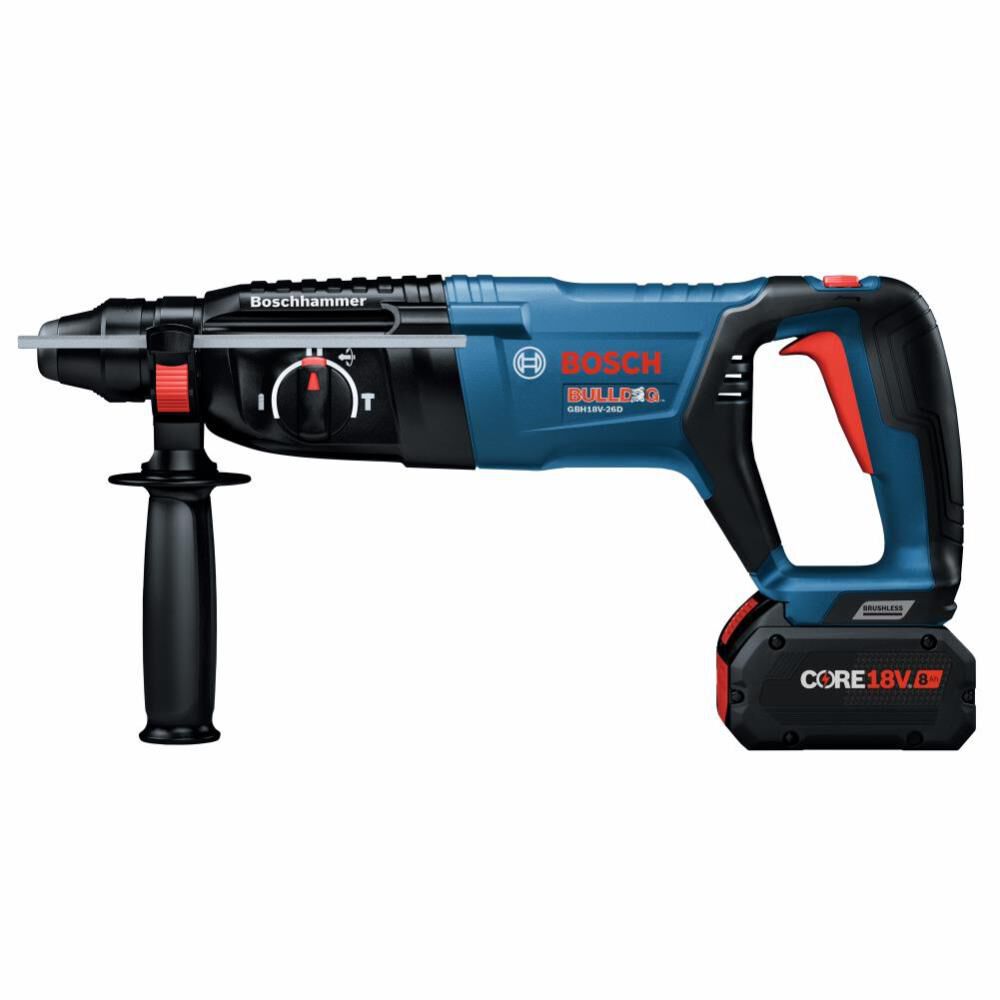 Bulldog Core18V 4-Amp 1-in Sds-plus Variable Speed Cordless Rotary Hammer Drill(1-Battery Included) GBH18V-26DK15