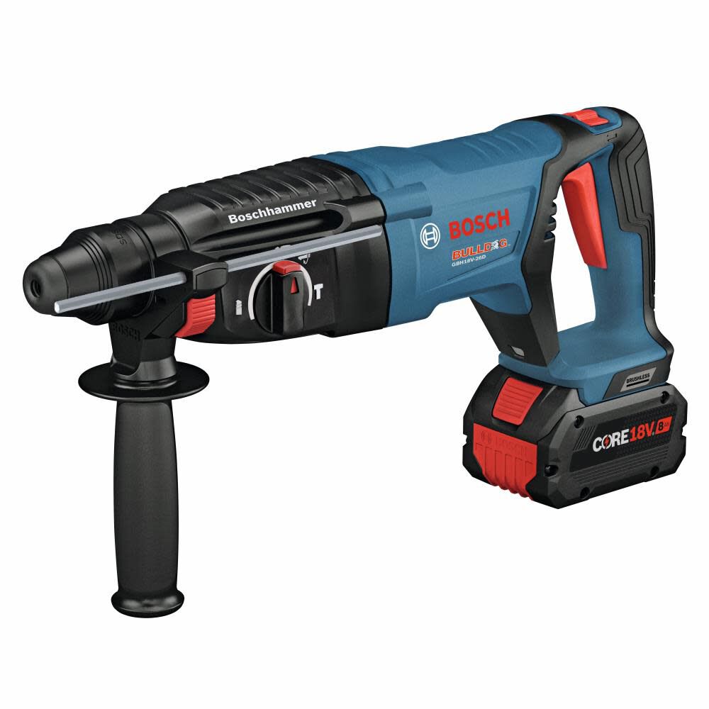 18-volt 8-Amp Sds-plus Variable Speed Cordless Rotary Hammer Drill (2-Batteries Included) GBH18V-26DK24