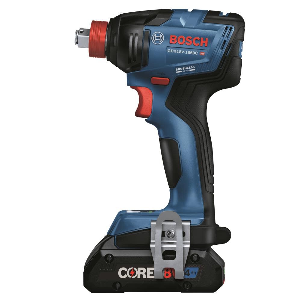 18-volt 1/4-in; 1/2-in Brushless Cordless Impact Driver (2-Batteries Included, Charger Included and Soft Bag included) GDX18V-1860CB25