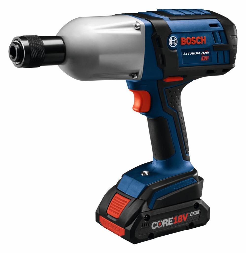 4-Amp 18-volt Variable 7/16-in Drive Cordless Impact Wrench (2 Batteries) HTH182-B25