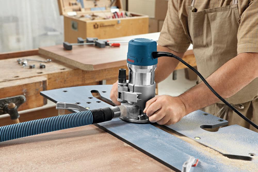 1/4-in and 1/2-in 12-Amp 2.25-HP Variable Speed Fixed Corded Router 1617EVS