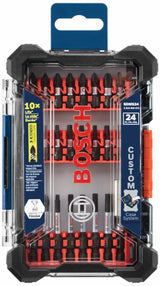 Custom case 1/4-in x Impact Driver Bit (24-Piece) SDMS24