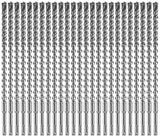 25 pc. 1/2 In. x 10 In. x 12 In. SDS-plus Bulldog Xtreme Carbide Rotary Hammer Drill Bits HCFC2084B25