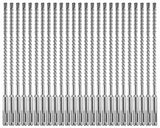 25 pc. 1/4 In. x 6 In. x 8-1/2 In. SDS-plus Bulldog Xtreme Carbide Rotary Hammer Drill Bits HCFC2042B25