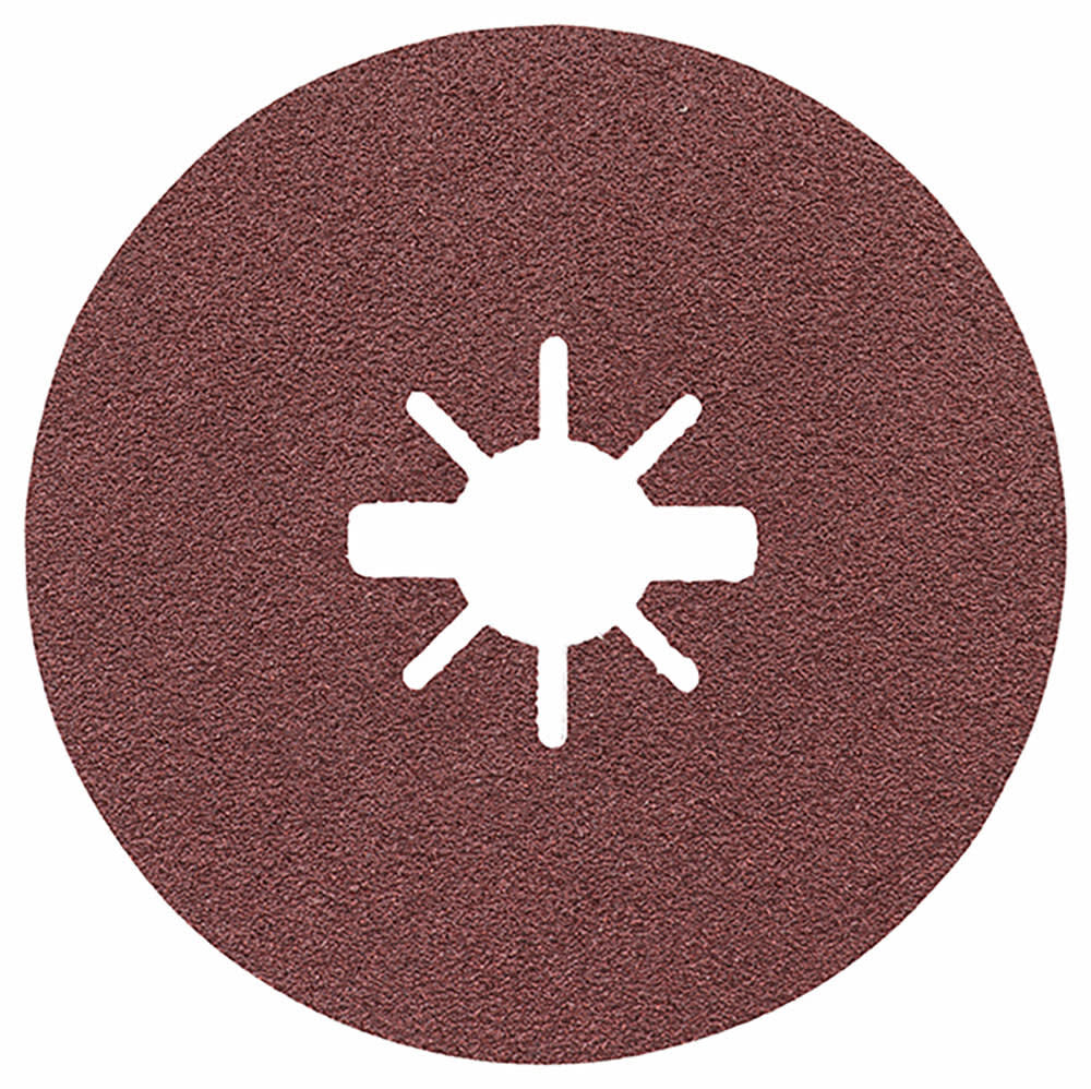 25 pc. 4-1/2 In. 80 Grit X-LOCK Medium Grit Abrasive Fiber Discs FBX4580