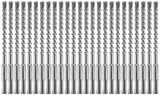 25 pc. 5/16 In. x 4 In. x 6 In. SDS-plus Bulldog Xtreme Carbide Rotary Hammer Drill Bits HCFC2051B25