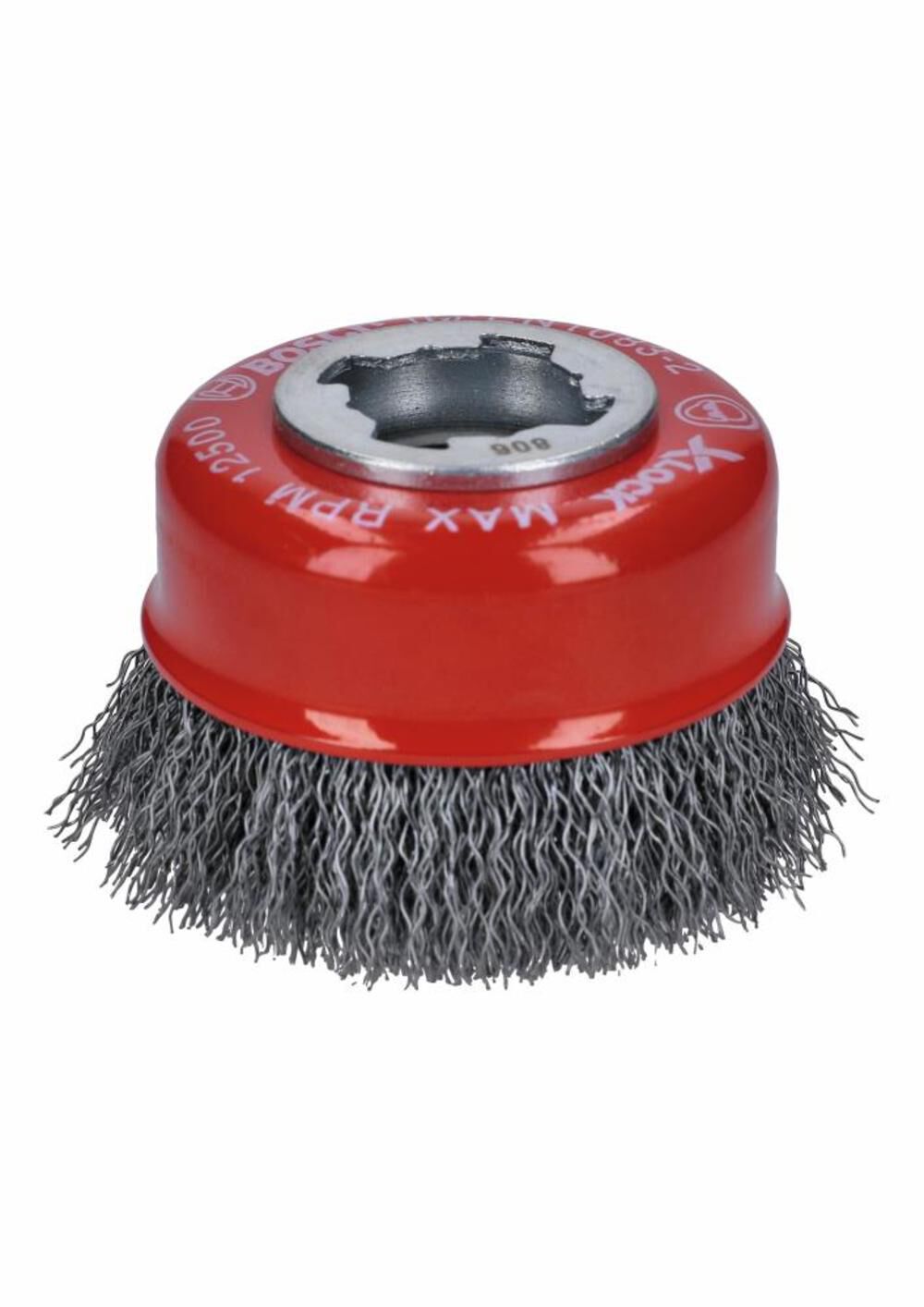 X-LOCK 3-in Carbon Steel Crimped Wire Cup Brush Grinder WBX318