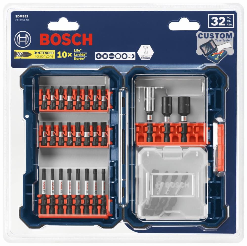 32 pc. Impact Tough Screwdriving Custom Case System Set SDMS32