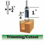 3/4-in Carbide-tipped Straight Router Bit 85682MC