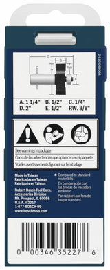 1-1/4-in Carbide-tipped Rabbeting Router Bit 85218MC