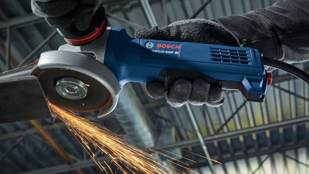 4 1/2in Ergonomic Angle Grinder with Paddle Switch GWS10-450P