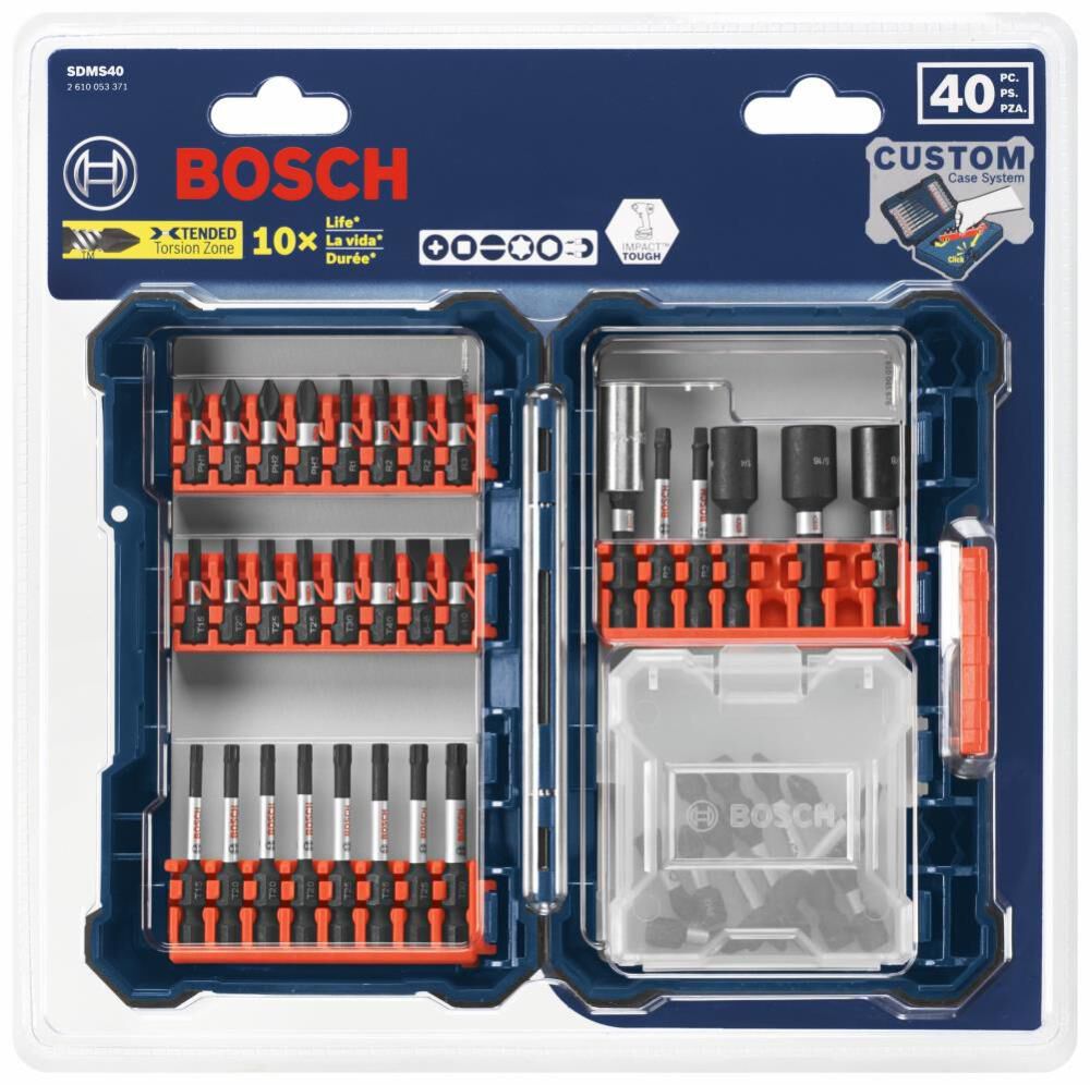 40 pc. Impact Tough Screwdriving Custom Case System Set SDMS40