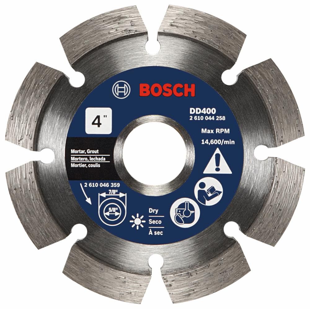 4in Premium Segmented Tuckpointing Blade DD400