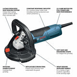 5-in 12.5 Amps Sliding Switch Corded Angle Grinder CSG15