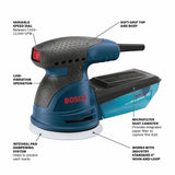 120-Volt 2.5-Amp Corded Variable Speed Random Orbital Sander with Dust Management ROS20VSC