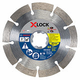 X-Lock 5-in Diamond Arbor-Grit Cutting/Grinding Wheel DBX541E