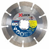 X-Lock 5-in Diamond Arbor-Grit Cutting/Grinding Wheel DBX541E