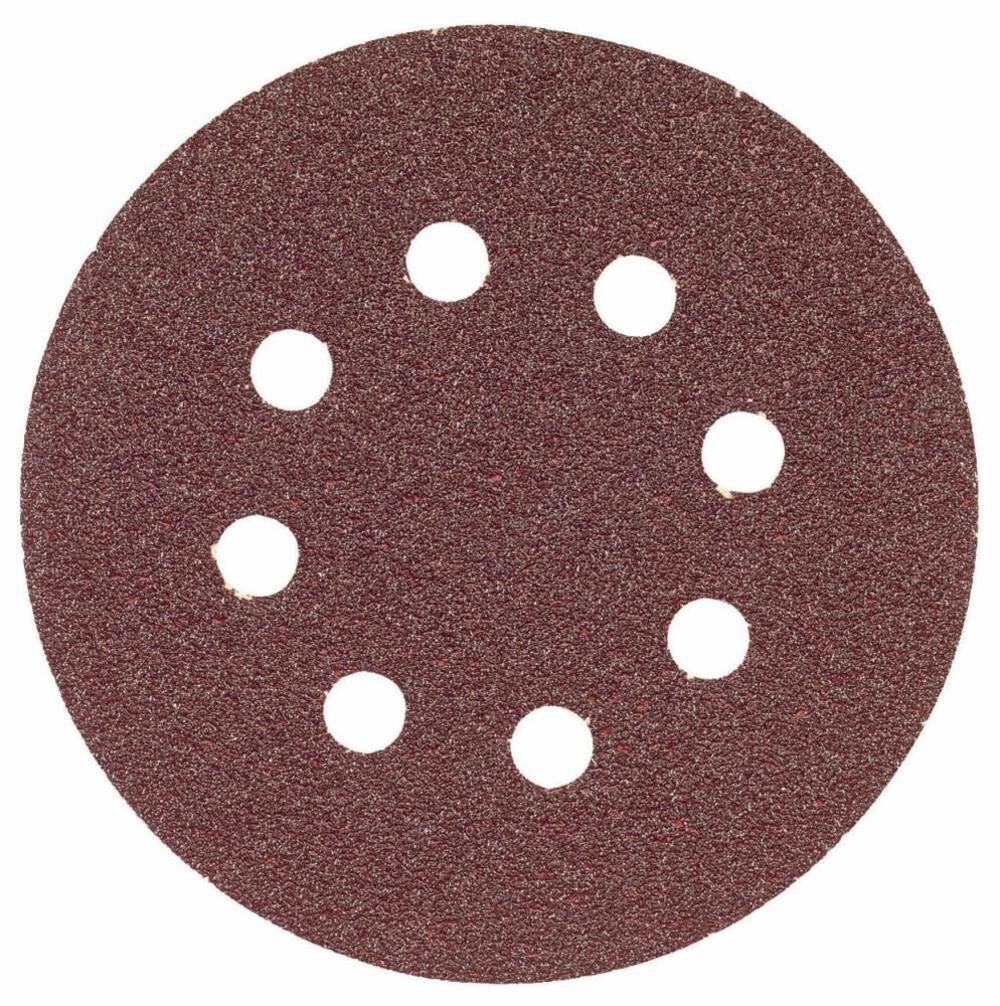 5 pc. 60 Grit 5 In. 8 Hole Hook-and-Loop Sanding Discs SR5R060