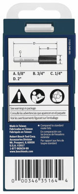 5/8-in Carbide-tipped Straight Router Bit 85230MC