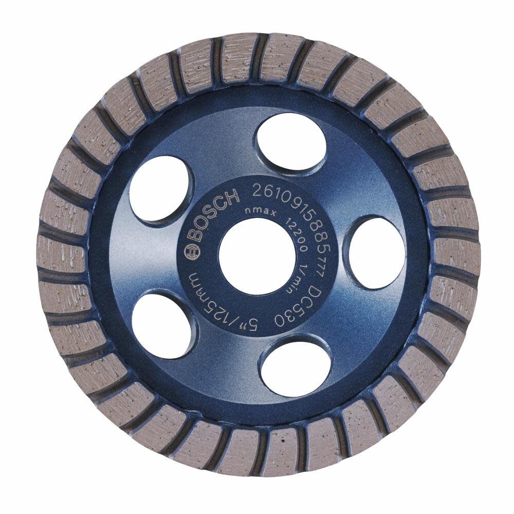 5in Turbo Row Diamond Cup Wheel for Finishing DC530