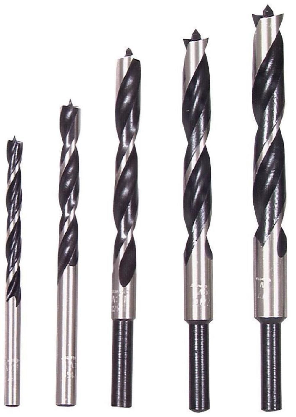 5pc Brad Point Drill Bit Set B14616