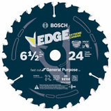 6-1/2 In. 24 Tooth Edge Circular Saw Blade for General Purpose DCB624