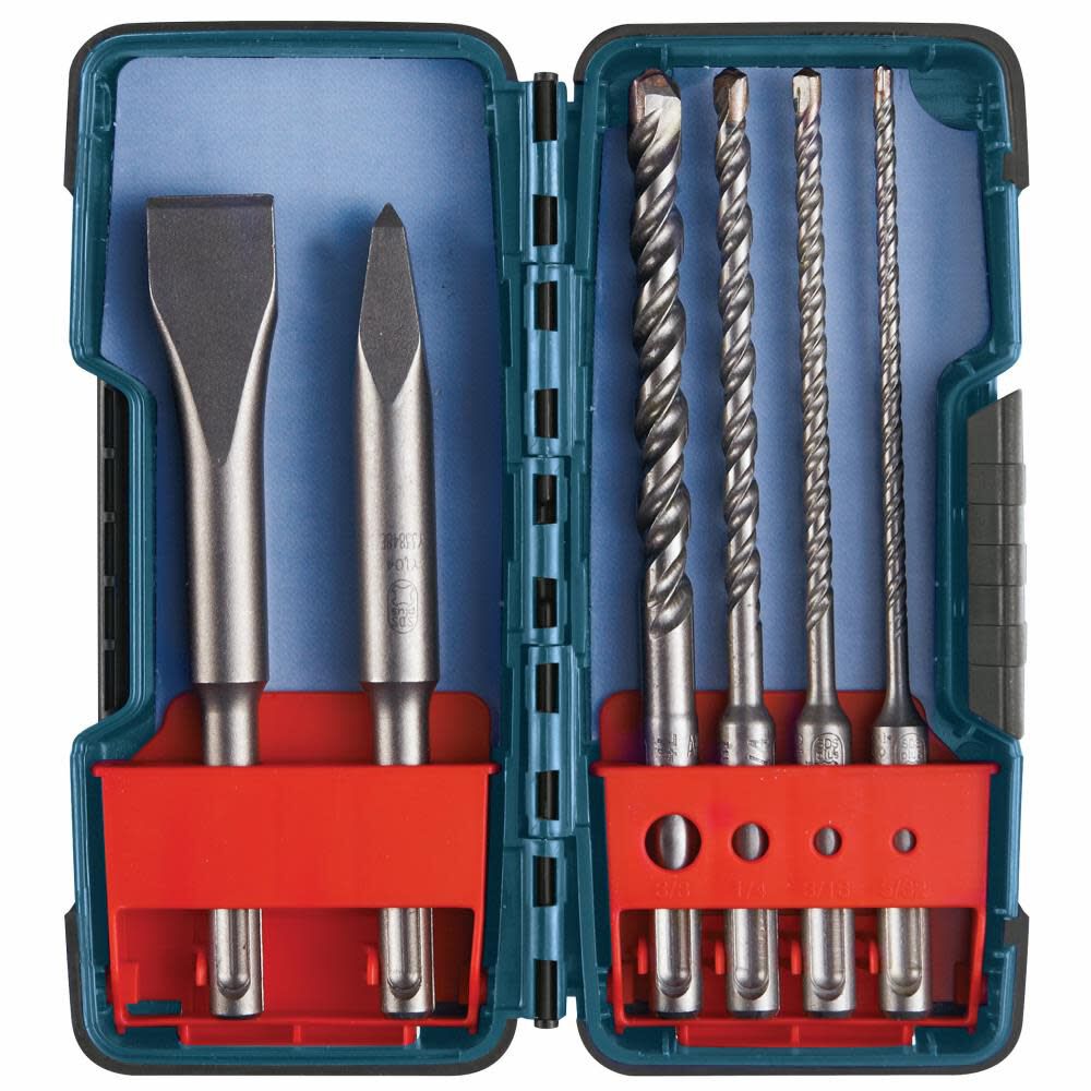 6-Piece Assorted x Carbide Masonry Drill Bit for Sds-plus Drill HCST006