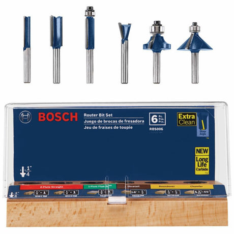 6pc Multi-Purpose Set 1/4 In.-Shank RBS006