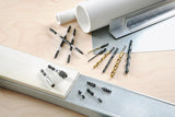 8 pc. Impact Tough Phillips Square and Torx 2 In. Power Bits with Clip for Custom Case System CCSV208