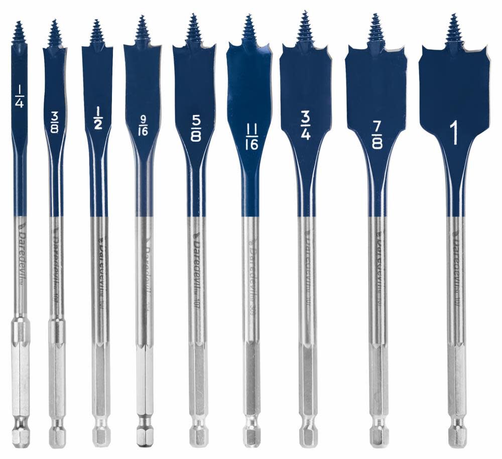 9 pc. Daredevil Spade Bit Set DSB5009