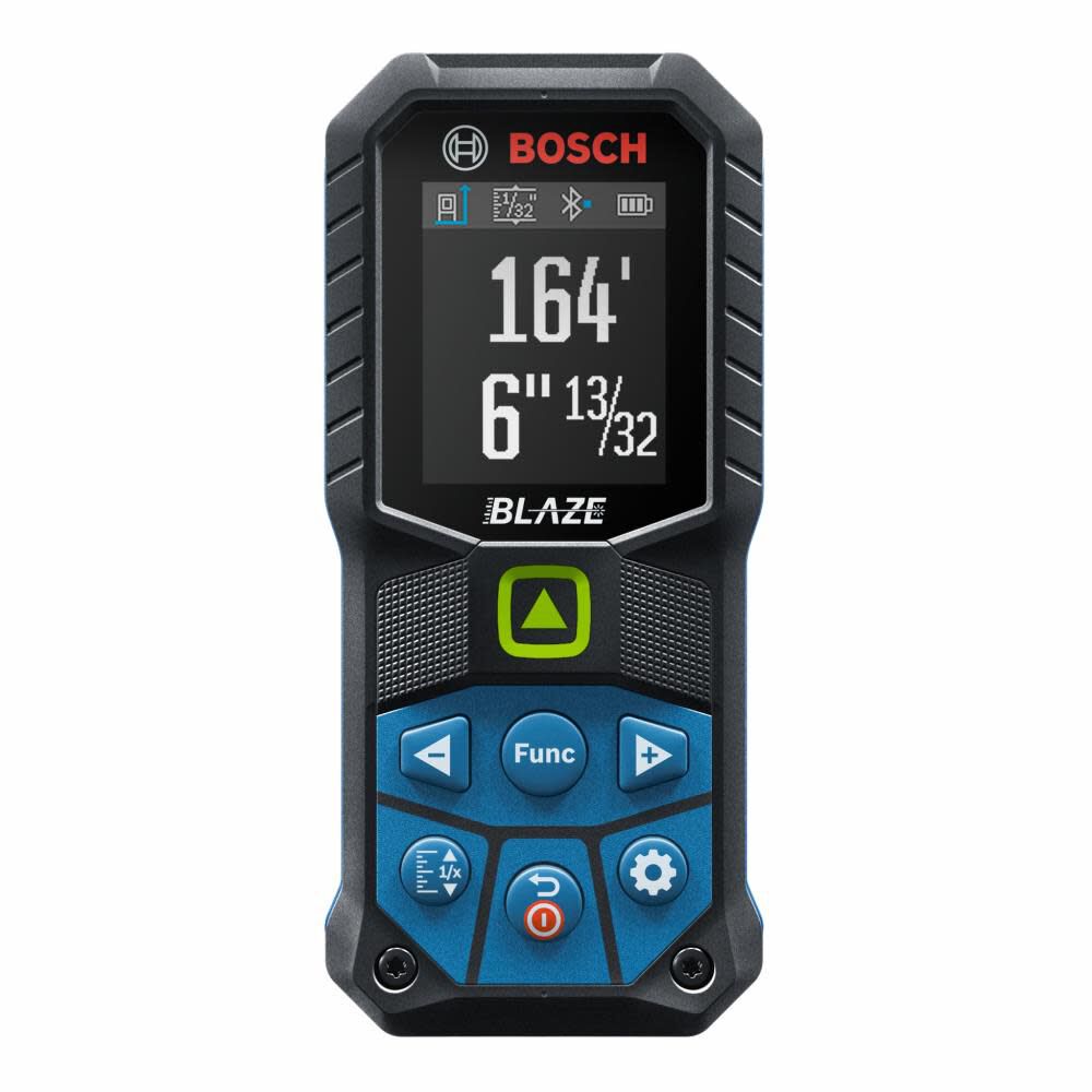 Blaze GLM165-27CGL 165-ft Indoor Green Laser Distance Measurer with Backlit Display and Bluetooth Compatibility GLM165-27CGL