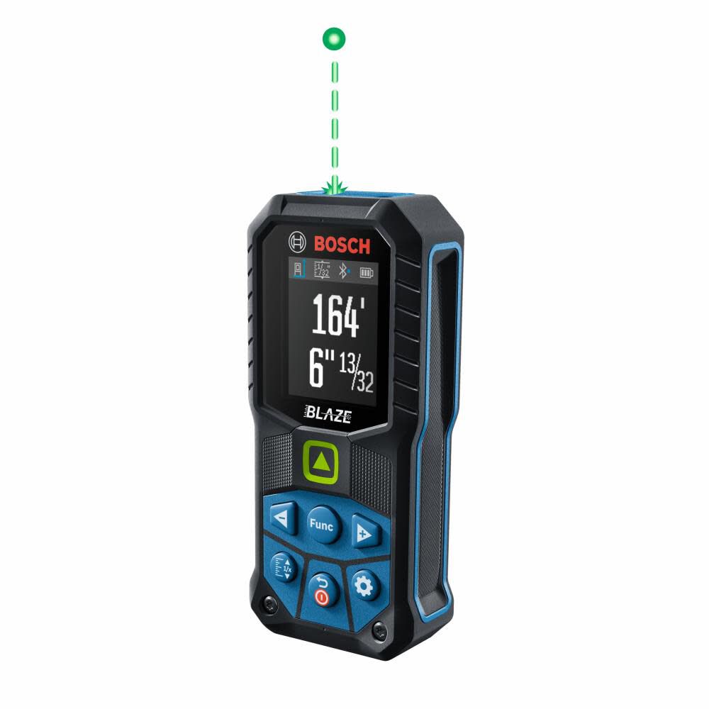 Blaze GLM165-27CGL 165-ft Indoor Green Laser Distance Measurer with Backlit Display and Bluetooth Compatibility GLM165-27CGL