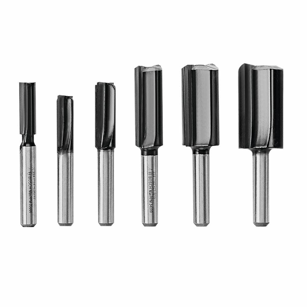 Carbide Tipped Groove Cutter Router Bit Set 6pc RBS006SBS