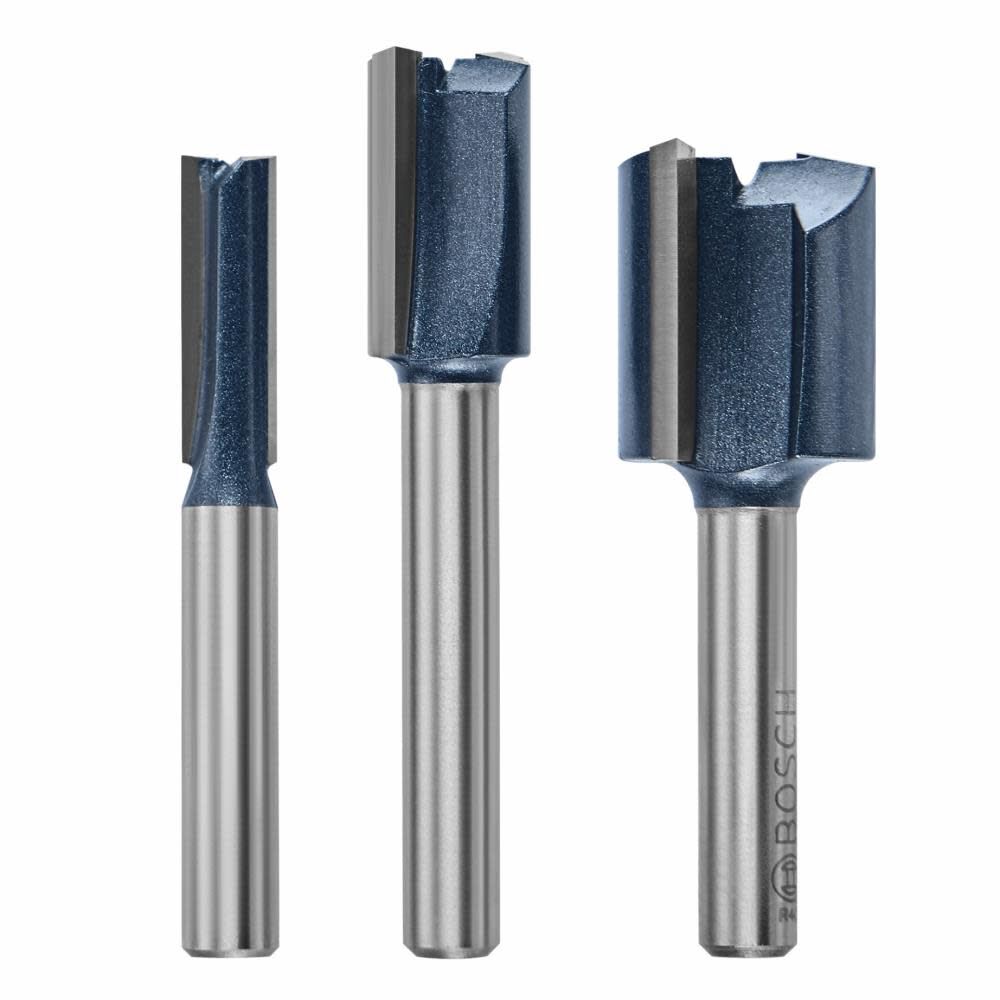 Carbide Tipped Plywood Mortising Router Bit Set 3pc RBS023XW