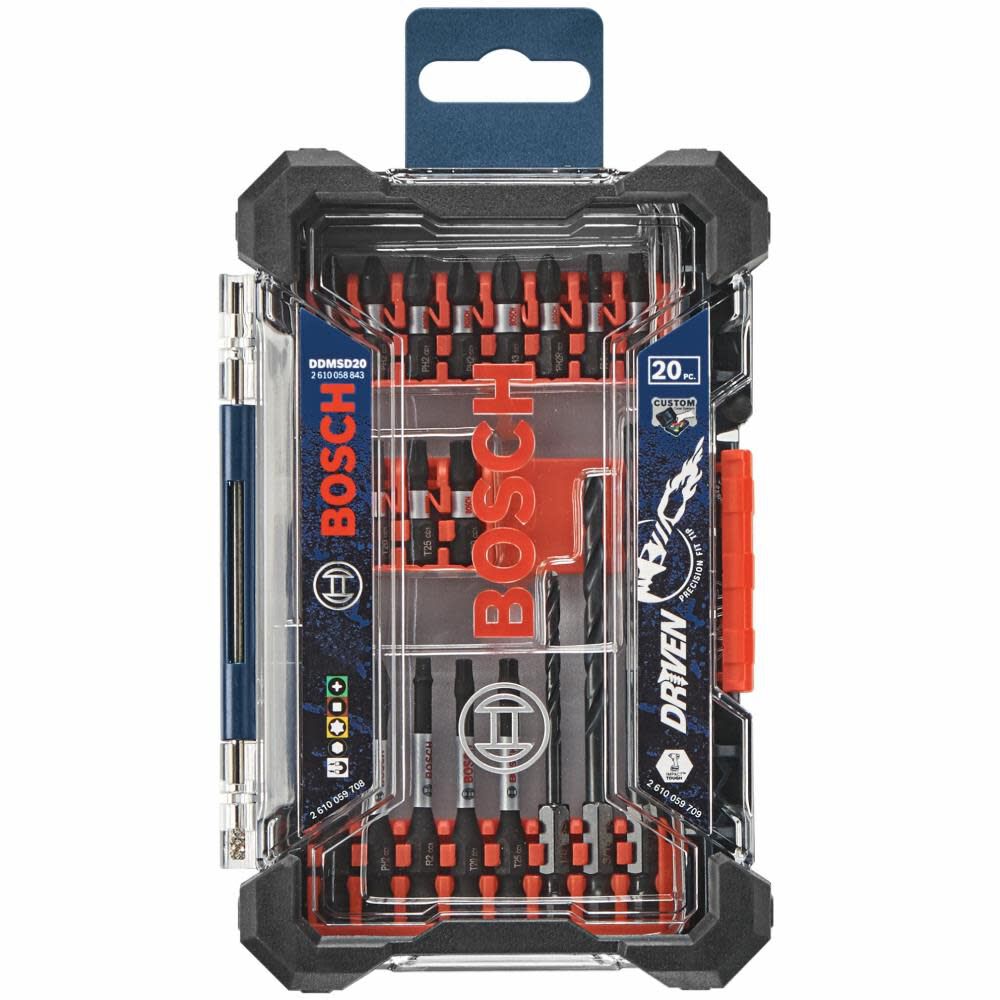 Driven 1/4-in Impact Driver Bit (20-Piece) DDMSD20