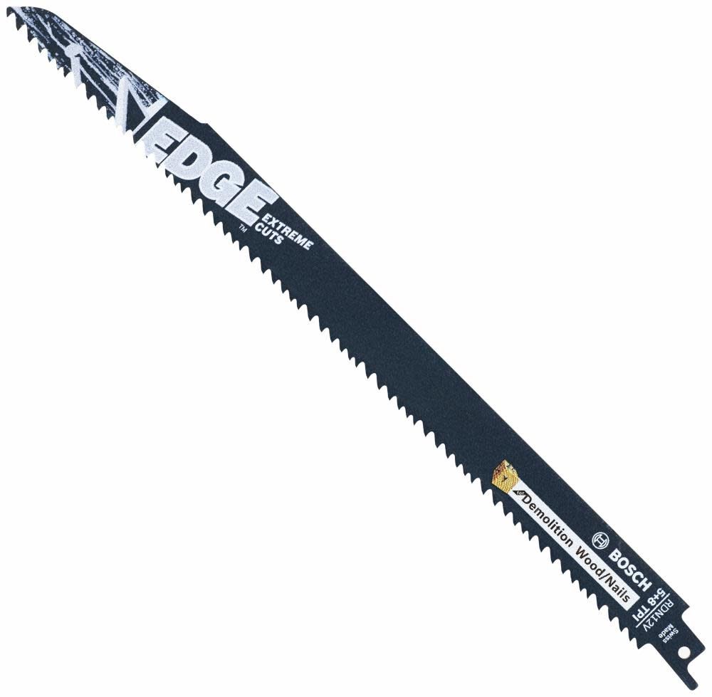 Edge Reciprocating Saw Blade 12in 5/8TPI Wood Nail Demolition RDN12V-25B